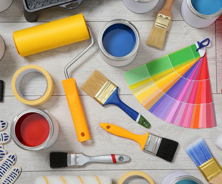 Set rrul bojatisje dhe aksesorë lyerjeje