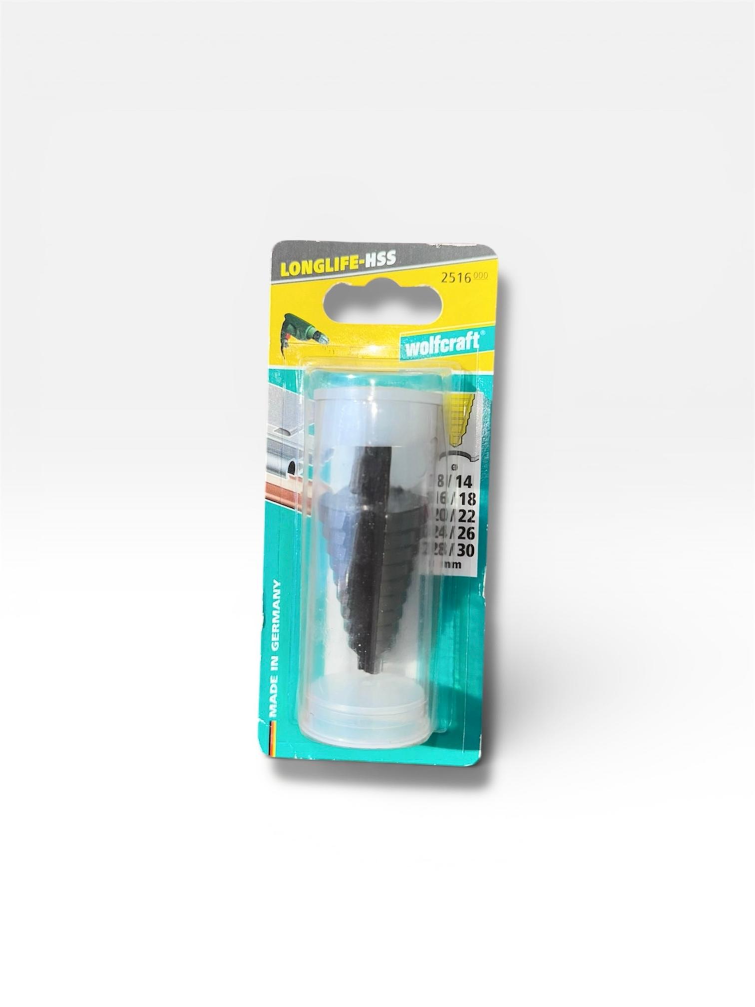 Wolfcraft punta shkallëzuar HSS